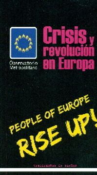 portada Crisis y revolucion en Europa