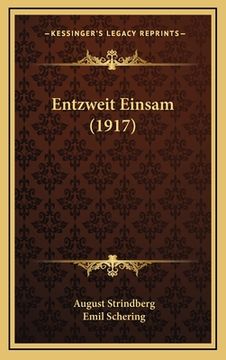 portada Entzweit Einsam (1917) (en Alemán)