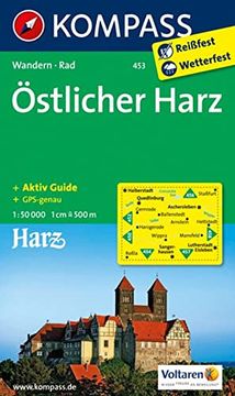 portada Harz Ostlicher 453 gps wp Kompass +Guide (en Alemán)