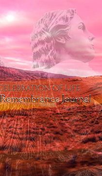 portada Angel Landscape Themed Celebration of Life Remembrance Blank Journal 