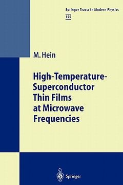 portada high-temperature-superconductor thin films at microwave frequencies (en Inglés)
