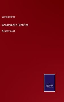 portada Gesammelte Schriften: Neunter Band (in German)