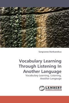 portada vocabulary learning through listening in another language
