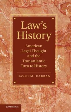 portada Law s History: American Legal Thought and the Transatlantic Turn to History (Cambridge Historical Studies in American law and Society) (in English)