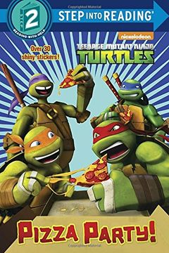 portada Pizza Party! (Teenage Mutant Ninja Turtles) (Step Into Reading) (en Inglés)