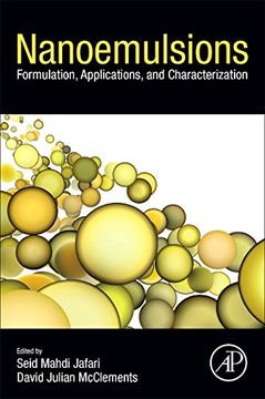 portada Nanoemulsions: Formulation, Applications, and Characterization (in English)