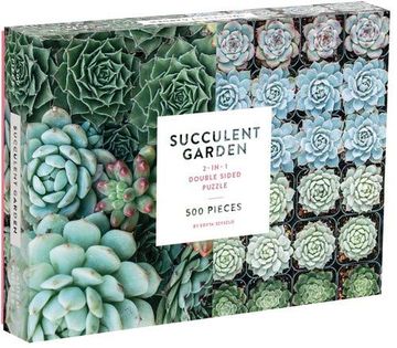 portada Galison Succulent Garden - Jardín de Suculentas (500 Piezas) (en Inglés)