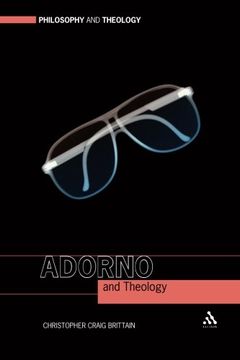 portada Adorno and Theology (Philosophy and Theology) (en Inglés)