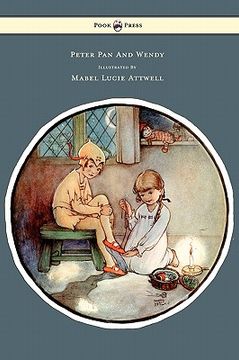 portada peter pan and wendy - illustrated by mabel lucie attwell