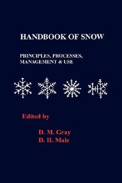 portada handbook of snow: principles, processes, management and use (in English)