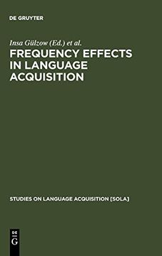 portada Frequency Effects in Language Acquisition (en Inglés)