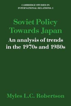 portada Soviet Policy Towards Japan Paperback (Cambridge Studies in International Relations) (en Inglés)