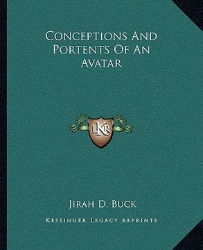 portada conceptions and portents of an avatar (en Inglés)