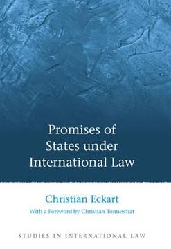 portada promises of states under international law (en Inglés)