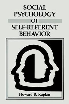 portada Social Psychology of Self-Referent Behavior (en Inglés)