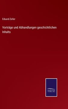 portada Vorträge und Abhandlungen geschichtlichen Inhalts (in German)