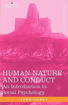 portada human nature and conduct: an introduction to social psychology (en Inglés)