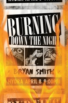 portada Burning Down the Night (en Inglés)