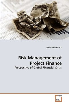 portada risk management of project finance (en Inglés)