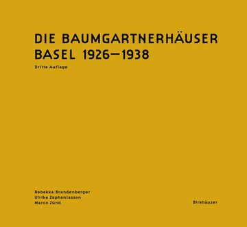 portada Die Baumgartnerhäuser: Basel 1926-1938 (in German)