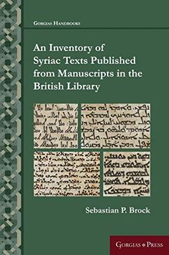 portada An Inventory of Syriac Texts Published From Manuscripts in the British Library: 50 (Gorgias Handbooks) 