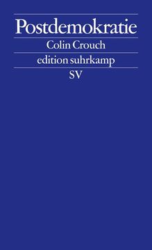 portada Postdemokratie (Edition Suhrkamp) (in German)