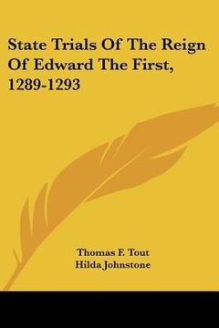 portada state trials of the reign of edward the first, 1289-1293