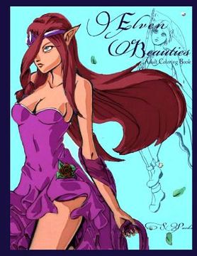 portada Elven Beauties: Adult Coloring Book (in English)