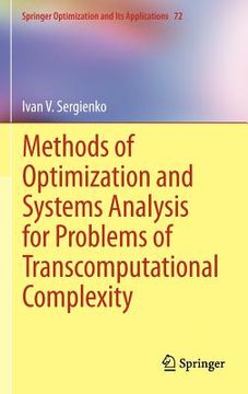 portada methods of optimization and systems analysis for problems of transcomputational complexity