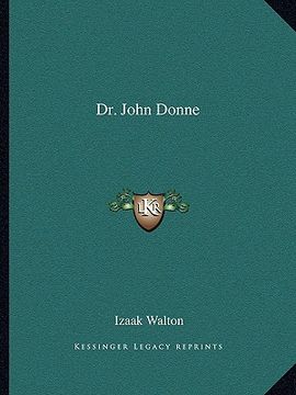 portada dr. john donne (en Inglés)