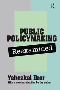 portada Public Policy Making Reexamined (en Inglés)