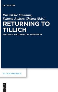 portada Returning to Tillich (Tillich Research) 