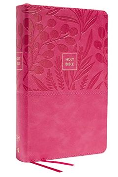 portada Kjv, Personal Size Large Print Single-Column Reference Bible, Leathersoft, Pink, red Letter, Comfort Print: Holy Bible, King James Version (in English)