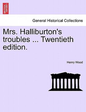 portada mrs. halliburton's troubles ... twentieth edition. (in English)