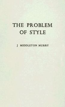 portada the problem of style (en Inglés)