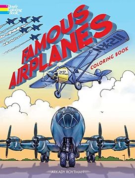 portada Famous Airplanes Coloring Book (Dover Planes Trains Automobiles Coloring) (en Inglés)