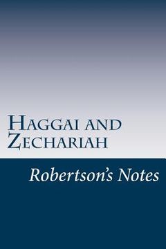 portada Haggai and Zechariah: Robertson's Notes (en Inglés)