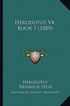 portada herodotos v4, buch 7 (1889) (en Inglés)