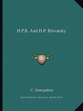 portada h.p.b. and h.p. blavatsky (en Inglés)
