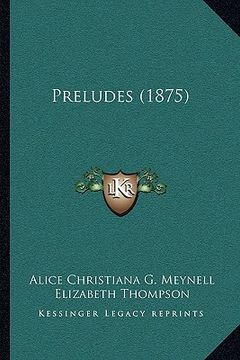 portada preludes (1875) (en Inglés)