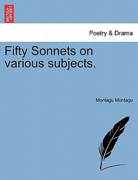 portada fifty sonnets on various subjects. (in English)