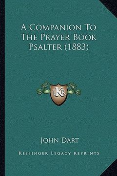 portada a companion to the prayer book psalter (1883) (en Inglés)