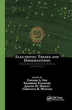 portada Electronic Theses and Dissertations: A Sourcebook for Educators: Students, and Librarians (Books in Library and Information Science) (en Inglés)