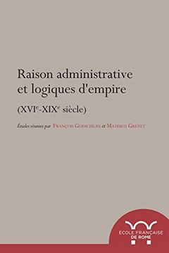 portada Raison Administrative et Logiques D'empire