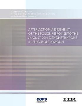portada After-Action Assessment of the Police Response to the August 2014 Demonstrations in Ferguson, Missouri (en Inglés)