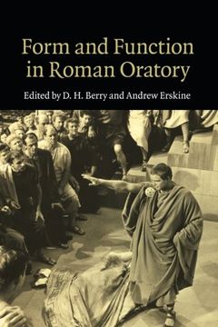 portada Form and Function in Roman Oratory (en Inglés)