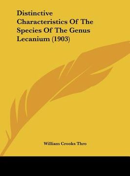 portada distinctive characteristics of the species of the genus lecanium (1903) (en Inglés)