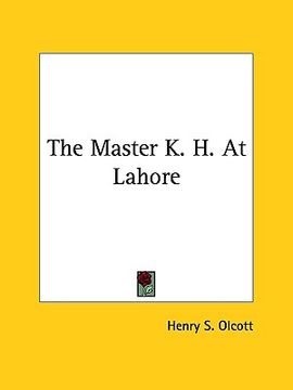portada the master k. h. at lahore (in English)