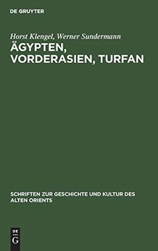 portada Ã â Gypten, Vorderasien, Turfan (Schriften zur Geschichte und Kultur des Alten Orients, 23) (German Edition) [Hardcover ] 