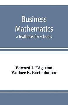 portada Business Mathematics; A Textbook for Schools (in English)